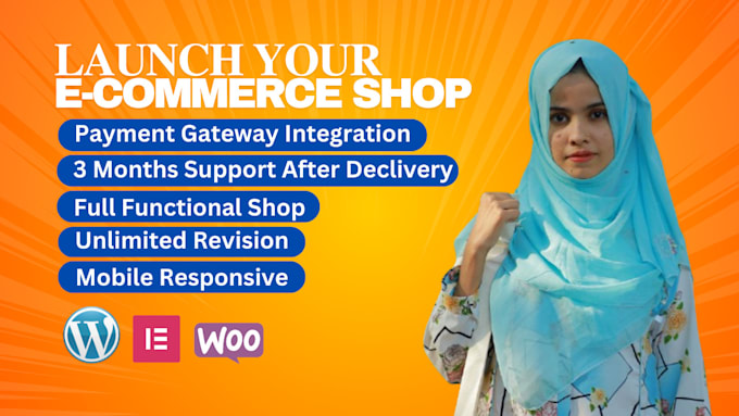 Gig Preview - Develop wordpress ecommerce website using woocommerce