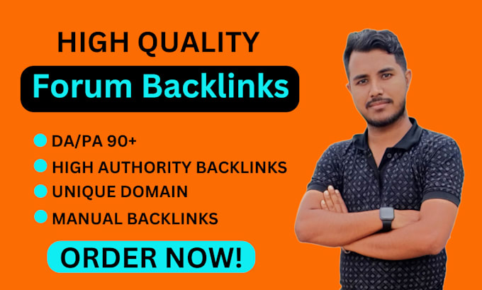 Bestseller - provide 60 forum posting dofollow backlinks to high authority links, da30