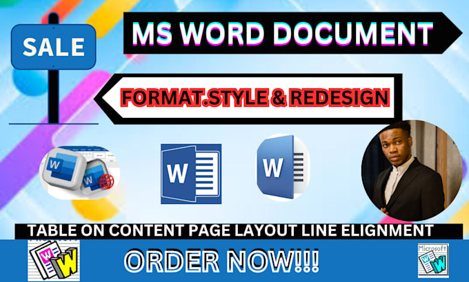 Gig Preview - Create ms word template, edit, format ms word document and letterhead