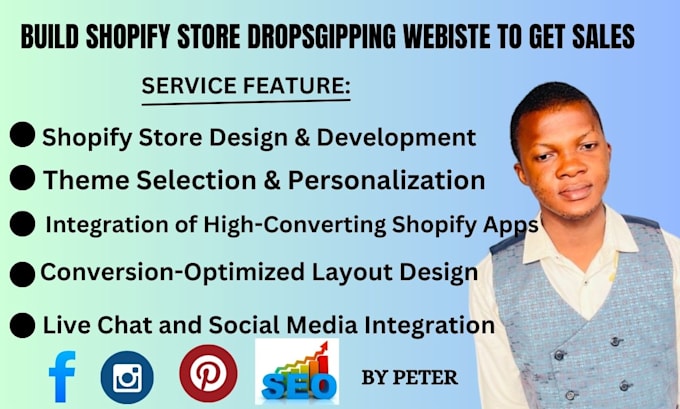 Bestseller - design and build your shopify store, ecommerce website to generate shopify sales