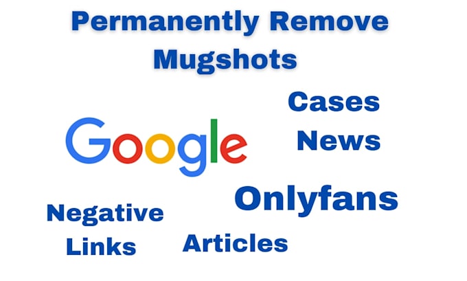 Gig Preview - Permanently remove negative links mugshots articles cases news on google