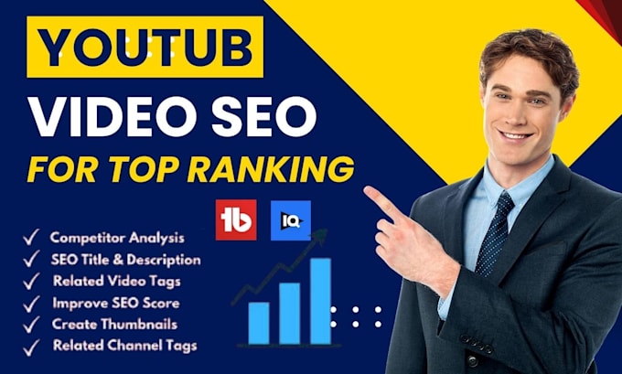 Gig Preview - Optimize your youtube video SEO and channel for top ranking