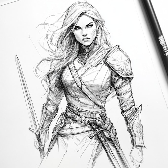 Bestseller - create fantasy dnd character art, illustration, concept art