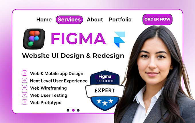 Bestseller - design figma website ui design, website mockup, figma to framer, ps, xd webflow