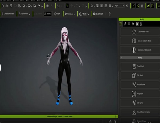 Gig Preview - Make 3d model, vrm avatar, vtubing to animaze, facerigs, game art