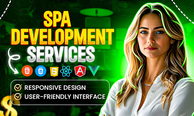 Gig Preview - Do professional single page application spa web development