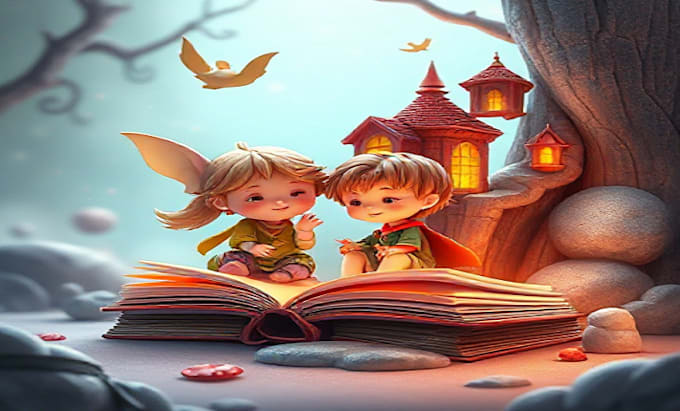 Bestseller - do fantasy 3d children book illustration