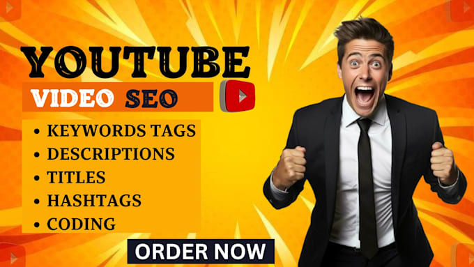 Gig Preview - Do best youtube video seo video marketing