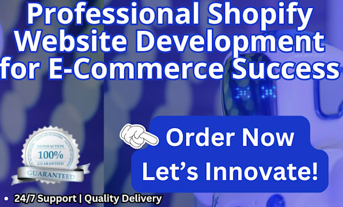 Gig Preview - Be your professional shopify website store developer for your ecommerce success