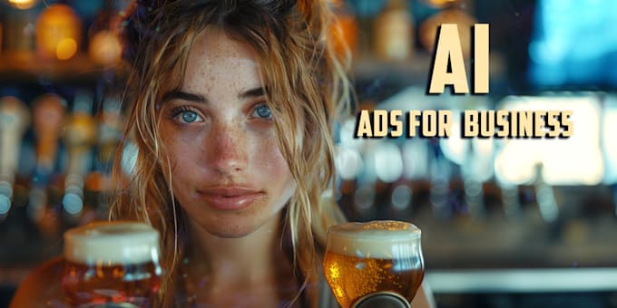 Gig Preview - Make ai photo ads for business in 24 hours