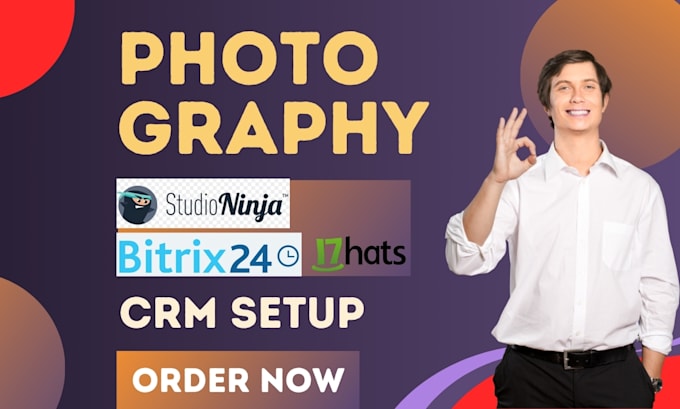 Gig Preview - Setup photography crm studio ninja hubspot 17hats zoho bitrix24 pixifi iris crm