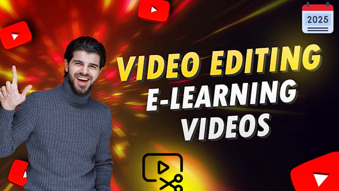 Gig Preview - Do video editing for online elearning courses and educational videos for youtube