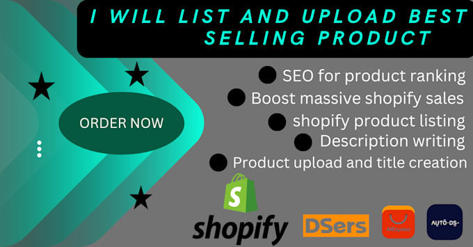 Gig Preview - Do shopify product listings, optimization and description writing