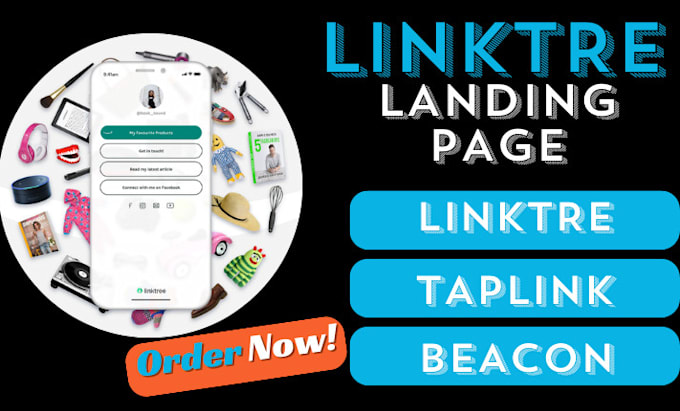 Gig Preview - Set up linktree, beacons, taplink, store store, link in bio landing page