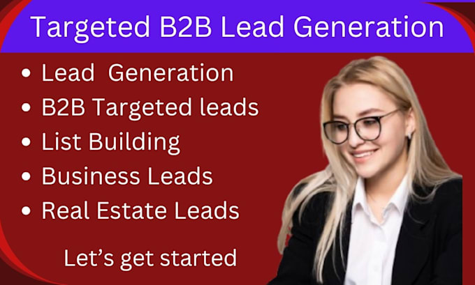 Gig Preview - Do b2b lead generation and email list