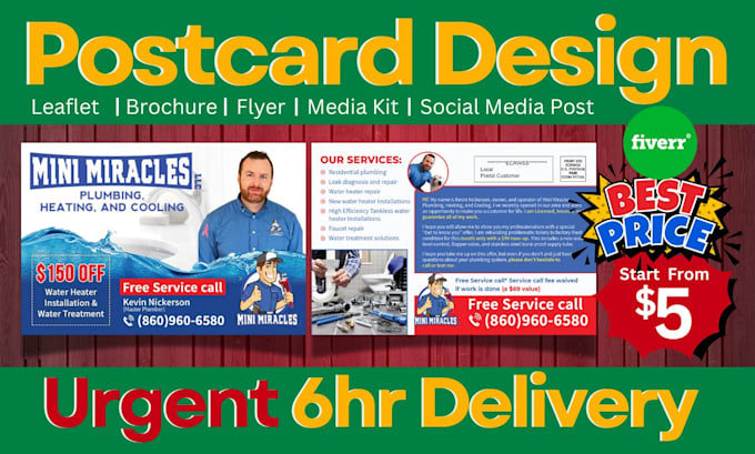 Gig Preview - Do postcard, door hanger, flyer, or social media post design