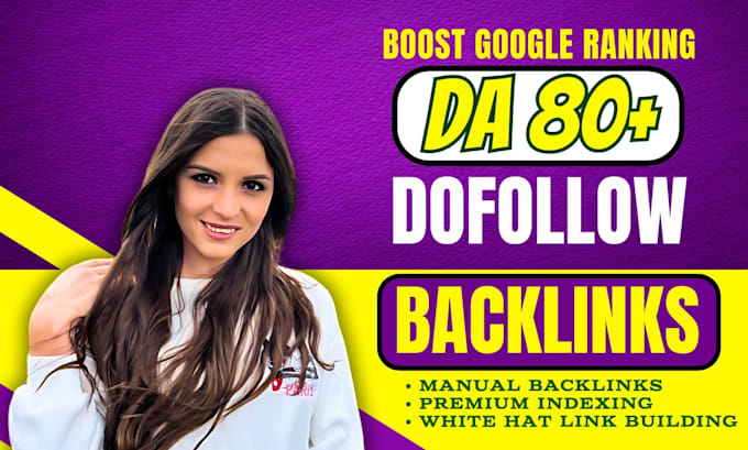 Gig Preview - Do seo backlinks high quality dofollow high da authority link building