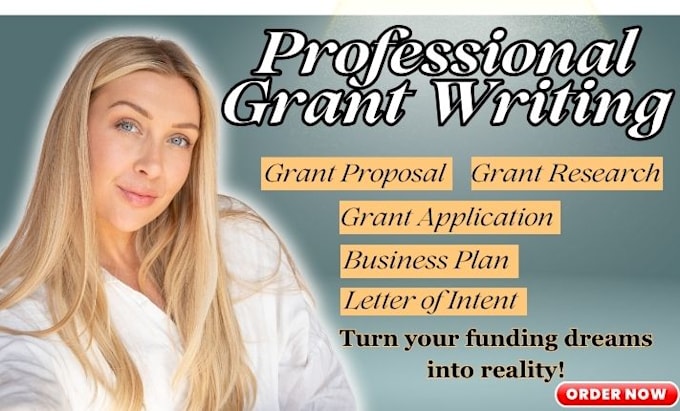 Gig Preview - Do professional grant writing research, business plan, non profit proposal