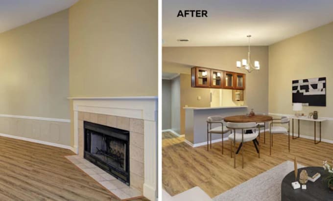 Gig Preview - Transform your home with virtual staging and furniture