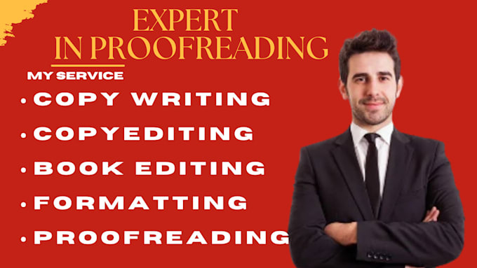 Gig Preview - Professionally proofread, edit and format your manuscript, and copy edit