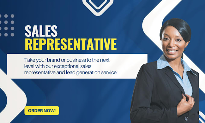 Gig Preview - Be your sales representative, generate b2b sales lead, close deal, telemarketing