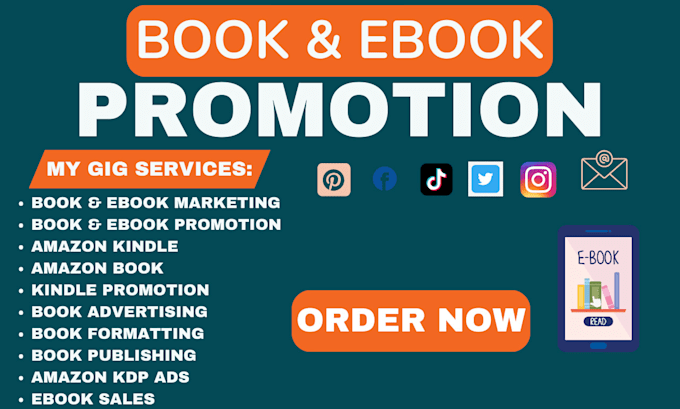 Bestseller - do book promotion and ebook marketing using amazon kdp ads, facebook ads