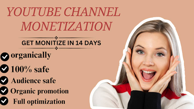 Gig Preview - Complete youtube channel monetization promotion