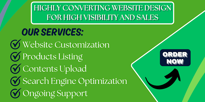 Gig Preview - Do highly converting ecommerce website design for high sales