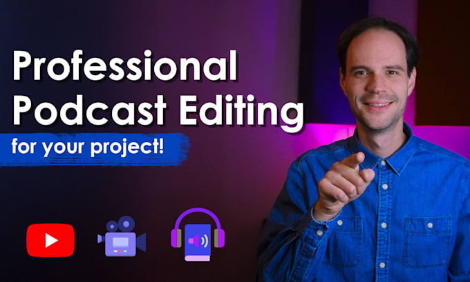 Gig Preview - Do podcast editing, mixing and mastering, free sample