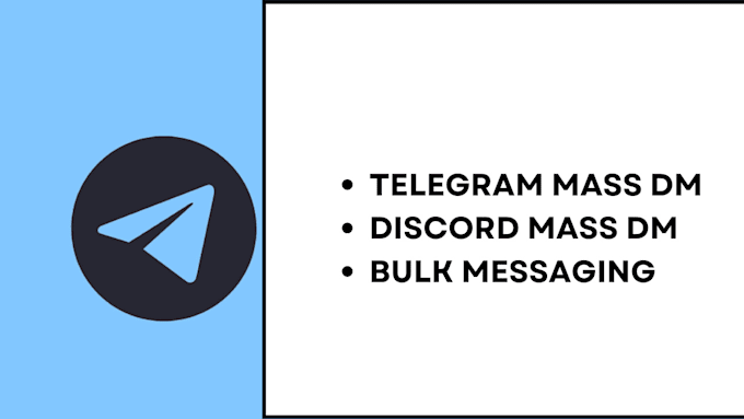 Gig Preview - Do telegram mass dm, bulk message, direct message, crypto project