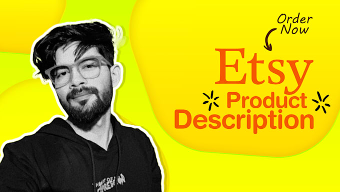 Gig Preview - Be your etsy SEO listing product description writer