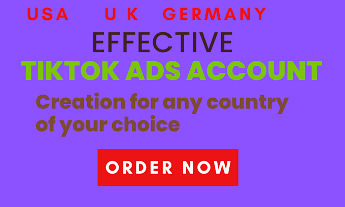 Bestseller - do tiktok ads account and business account creation