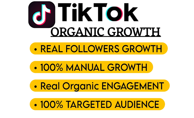 Gig Preview - Manage tiktok grow organic followers, do promotion and monetization