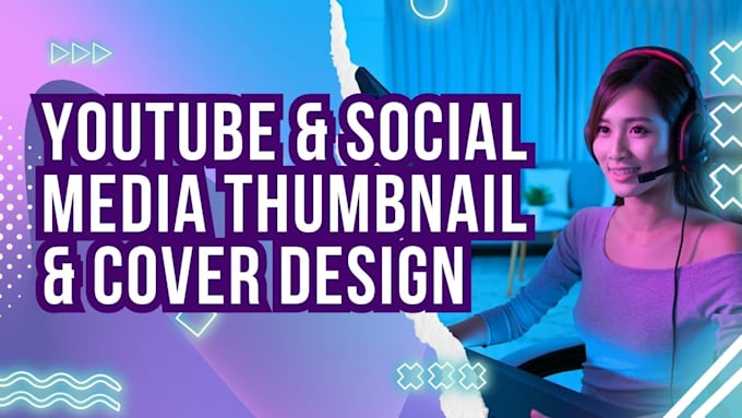 Gig Preview - Create youtube and social media video thumbnail, cover