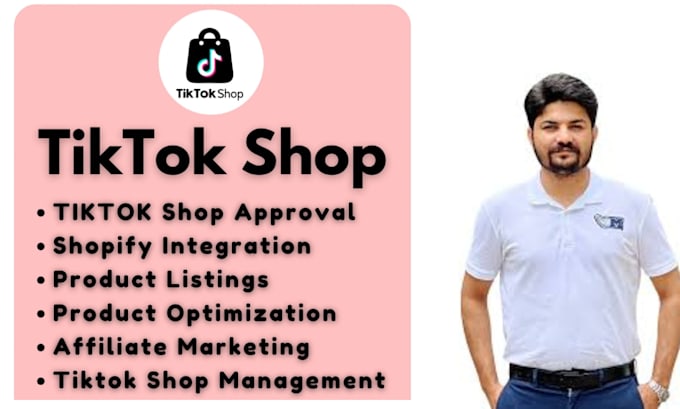 Gig Preview - Set up tiktok shop, manage tiktok shop