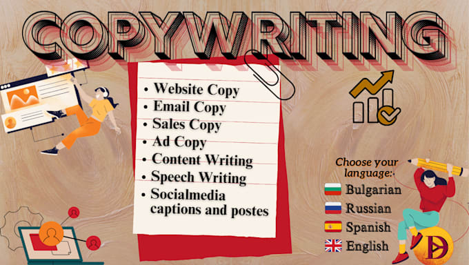 Gig Preview - Be your copywriter for website, emails, sales, content, ads