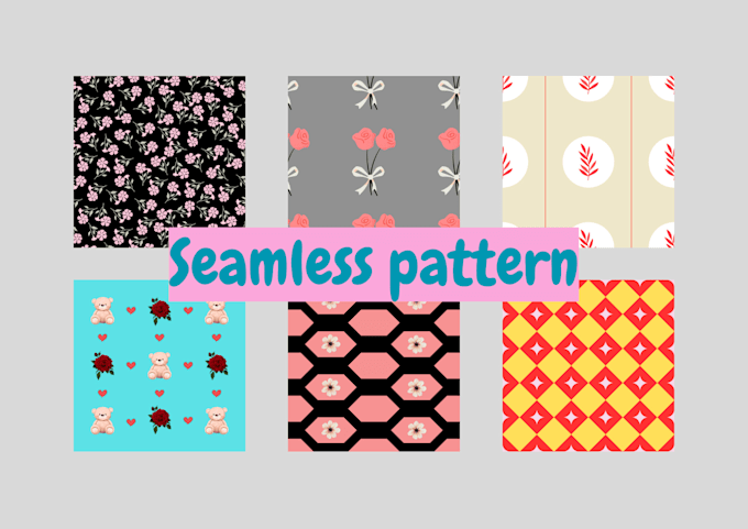 Gig Preview - Design seamless pattern design for fabric, textile etc