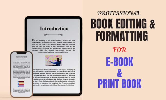 Gig Preview - Edit, and format your novel for amazon kindle and print book