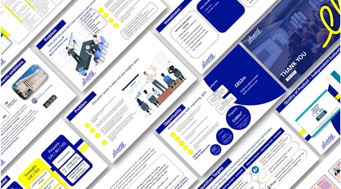 Bestseller - design powerpoint presentation, pitch deck for your business