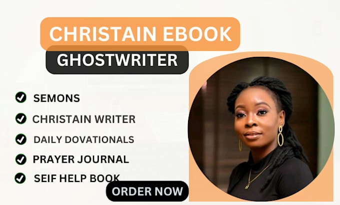 Gig Preview - Christian ghostwriting, daily devotional book writer, ghost ebook prayer