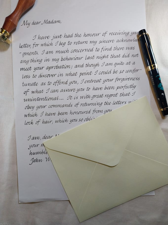 Gig Preview - Handwrite letters for you