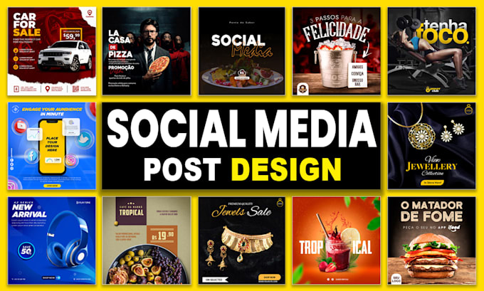 Gig Preview - Design social media posts, ads for instagram, facebook etc