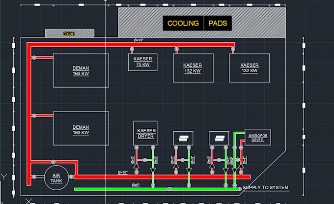 Gig Preview - Draw a 2d floor plan in autocad from PDF or hand sketch