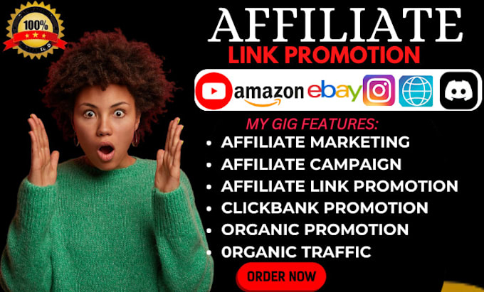 Gig Preview - Clickbank affiliate link promotion affiliate marketing clickbank link promotion