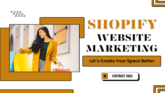 Gig Preview - Boost shopify sales shopify dropshipping marketing website design store manager