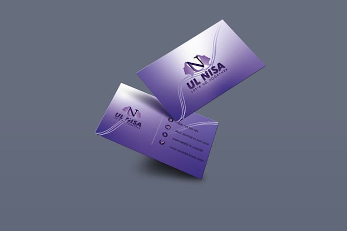 Gig Preview - Design a proffesional and modern business card for your brand