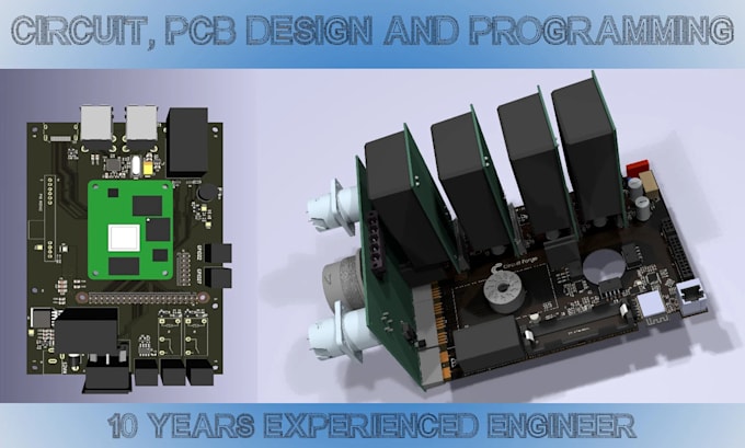 Gig Preview - Design pcb in eaglecad, kicad, altium or any pcb design software