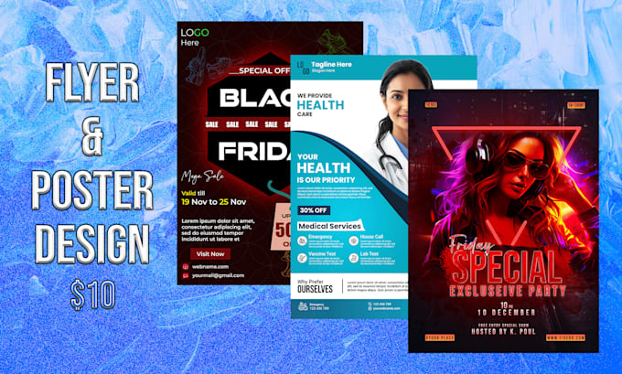 Bestseller - design stunning flyer and poster for your business or events