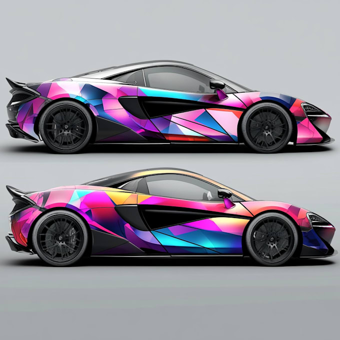 Gig Preview - Do racing car wrap, sports car wrap and rally wrap design