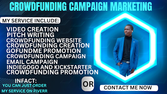 Gig Preview - Do crowdfunding campaign gofundme promotion video creation to attract backers